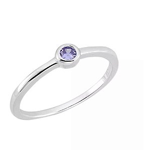 Anel mini lilás