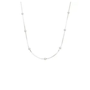 Colar básico com bolinhas