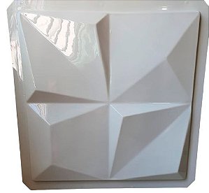 Forma 10 - Plástico Especial 1,6mm Gesso/Cimento - Relevos 37 x 37 cm