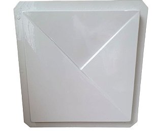 Forma 03 - ABS Preto 1,8mm Gesso/Cimento - Pétalas 28.5 x 28,5 cm