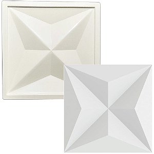 Forma 09 - Plástico Especial 1,6mm Gesso/Cimento - Cullinas 39,5 x 39,5 cm