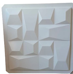 Forma 24 - Plástico Especial 1,6mm Gesso/Cimento - Cunha Prisma 40 x 40 cm