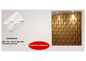 Forma 59 - Plástico Especial 1,6mm Gesso/Cimento - Oreon 43,5 x 29,5 cm