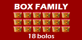 Degustação BOX FAMILY - 18 Bolos de Caneca