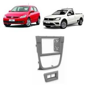 Moldura 2din  Gol G5 / Saveiro G5 / Voyage G5 - 2010 a 2013