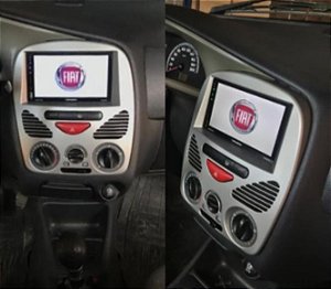 Moldura 2din Fiat Palio, Siena e SW FIRE G2 de 2002 a 2012