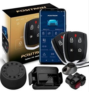 Alarme Pósitron Para Carro Cyber Px360bt Com Sensor Presença