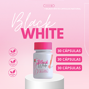 Black White 30 Capsulas