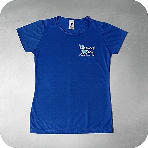 Camiseta Baby-Look Azul - Otoniel Mota