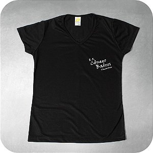 Camiseta Baby-Look Preta - Cônego Barros