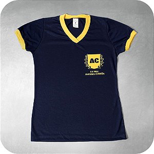 Camiseta Baby-Look Marinho - Colégio Alcides Corrêa