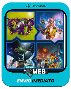 Conjunto de Jogos LEGO - PS4 -LEGO - Edição Padrão - Mídia Digital