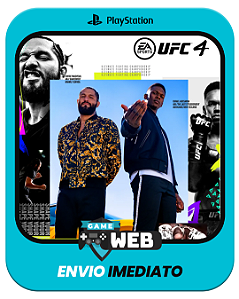 UFC 4 - Edição Padrão - PS4 - Mídia Digital