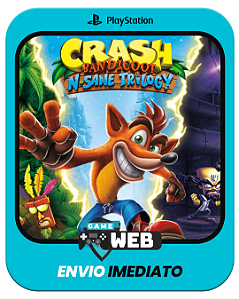 Crash Bandicoot N Sane Trilogy - PS4 - Edição Padrão - Mídia Digital