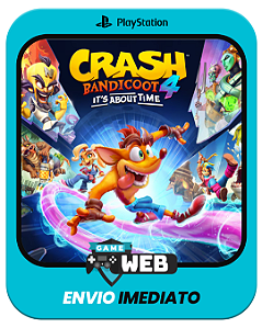 Crash Bandicoot 4 - PS4 - Edição Padrão - Mídia Digital