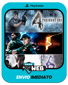 Resident Evil 4 5 6 - PS4 - Edição Padrão - Mídia Digital