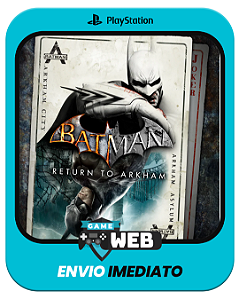 Batman Return to Arkham - PS4 - Edição Padrão - Mídia Digital