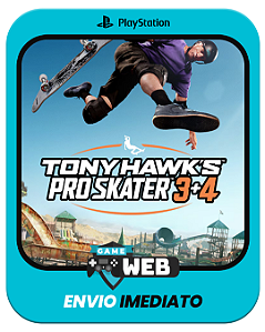 Tony Hawk's Pro Skater 3 + 4 - PS4 - Tony Hawks - Edição Padrão - Mídia Digital