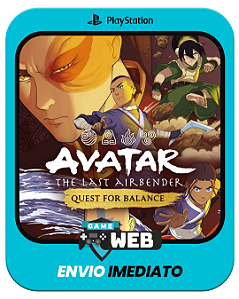 Avatar The Last Airbender: Quest for Balance - PS4 - Edição Padrão - Mídia Digital
