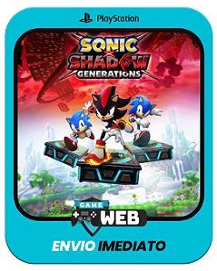 Sonic x Shadow Generations - Edição Padrão - PS4 - Mídia Digital