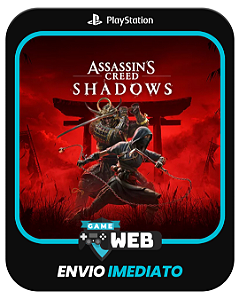 Assassins Creed Shadows - PS5 - Edição Padrão - Mídia Digital