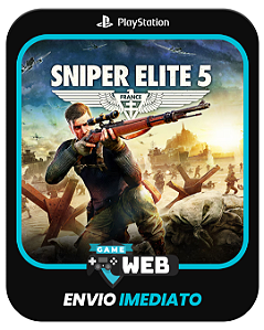 Sniper Elite 5 - PS5 - Edição Padrão - Mídia Digital