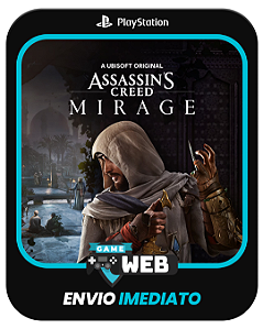 Assassins Creed Mirage - PS5 - Edição Padrão - Mídia Digital