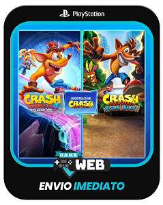 Crash Bandicoot - Pacote Quadrilogia - PS5 - Edição Padrão - Mídia Digital