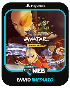 Avatar The Last Airbender: Quest for Balance - PS5 - Edição Padrão - Mídia Digital
