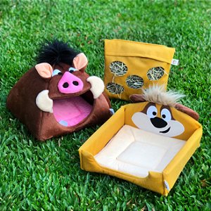 Kit do Timão e Pumba • (5 peças - Rei Leão) - Guinea Pig Props