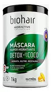 Máscara Detox Hidratante Biohair Hidractive Óleo De Coco 1kg