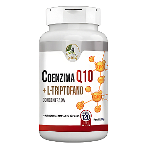 Coenzima Q10 + L- Triptofano Concentrada 120 Caps- Fits Life