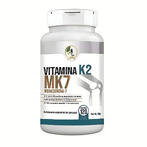 Vitamina K2 Menaquinona 7 Mk7 - 120 Caps 350mg - Fits Life