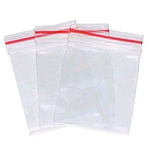 Saquinho Zip Lock Abre e Fecha 4 x 5,5cm 100 un