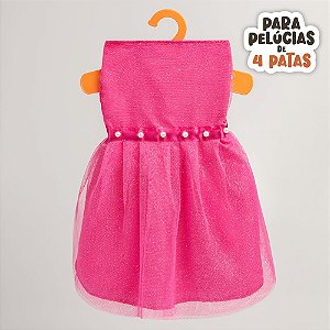 Vestido Explosão Rosa Quatro Patas Criamigos