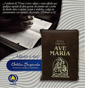 BIBLIA SAGRADA MAE RAINHA - ZIPER