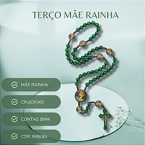 TERCO MAD VERDE CORDAO 8MM COMPLETO RED MAE RAINHA