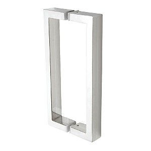 Puxador Alça DF905 Inox Polido Duplo 250mm