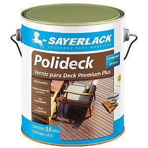 Verniz polideck semi-brilho 3,6l