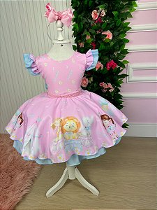 Tam 6 Vestido de Festa Barbie, Roupa Infantil para Menina Lig Lig Nunca  Usado 87841294