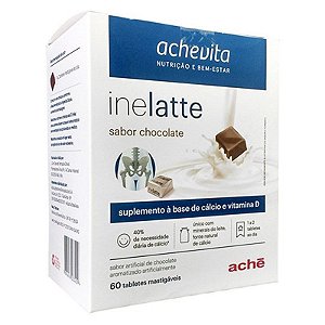 Inelatte Zero Açúcar Com 60 Tabletes Sabor Chocolate
