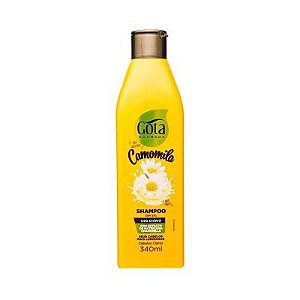 Shampoo Gota Cosméticos Camomila Frasco 340ml