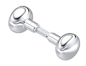 Jogo de Maçaneta HAGA- Bologna - M35 - Cr - 0520