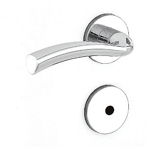 Fechadura HAGA - Handy - Roseta 528 - Banheiro - 21161