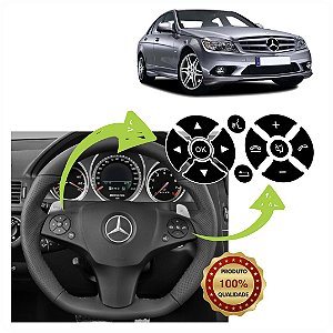 Kit para Comando de Volante - Mercedes Série C (C180, C200, etc) mod. W204 (2007 a 2014)
