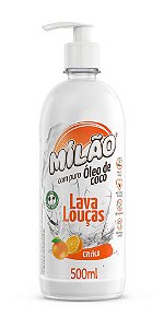 Lava Louças Líquido Milão com Puro Óleo de Coco - Cítrico 500ml