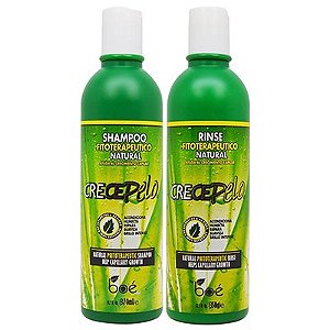 Kit Shampoo 370ml + Rinse 350g - Crece Pelo