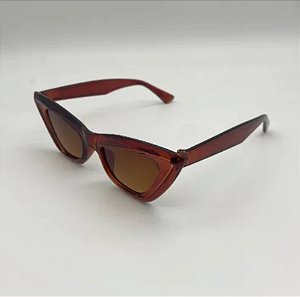 Óculos gatinho marrom