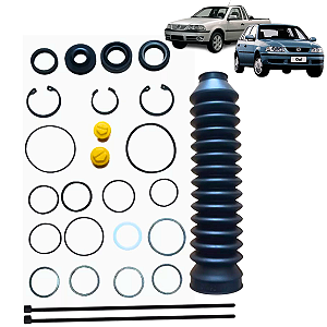Reparo Caixa Direção Hidráulica Volkswagen GOL 1995 a 2008 / Volkswagen SAVEIRO 1995 a 2009 / Volkswagen PARATI 1995 a 2013 Caixa Trw