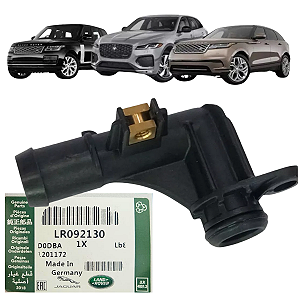 Tubo Saída Agua Land Rover DEFENDER 2020 / DISCOVERY 5 2017 a 2020 / Land Rover RANGE ROVER VOGUE 2013 a 2017 - Land Rover RANGE ROVER VELAR 2017 a 2020 / Jaguar F-PACE 2 2016 em diante / XE 2015 / XF 2016 Lr092130 / Lr122821